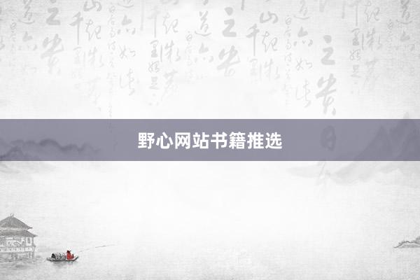 野心网站书籍推选